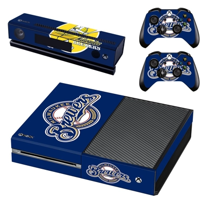 Milwaukee Brewers decal skin for Xbox one Console and 2 Co.. Milwaukee Brewers decal skin for Xbox one Console and 2 Co..