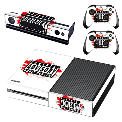 Parental Advisory decal skin for Xbox one Console and 2 Co.. Parental Advisory decal skin for Xbox one Console and 2 Co..