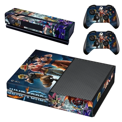 Jump Force decal skin for Xbox one Console and 2 Controllers Jump Force decal skin for Xbox one Console and 2 Controllers