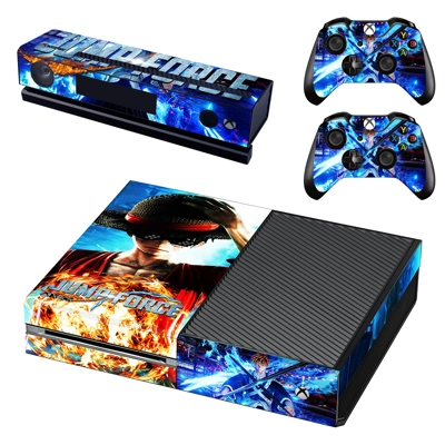 Jump Force decal skin for Xbox one Console and 2 Controllers Jump Force decal skin for Xbox one Console and 2 Controllers