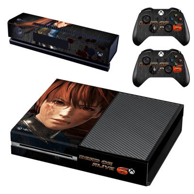 Dead or Alive 6 decal skin for Xbox one Console and 2 Controllers
