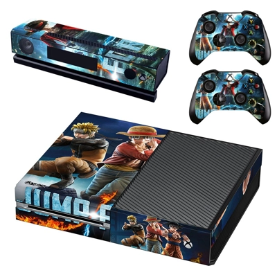 Jump Force decal skin for Xbox one Console and 2 Controllers Jump Force decal skin for Xbox one Console and 2 Controllers