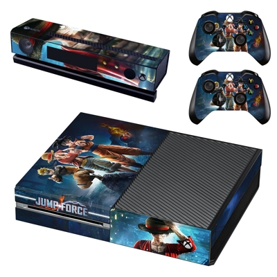 Jump Force decal skin for Xbox one Console and 2 Controllers Jump Force decal skin for Xbox one Console and 2 Controllers