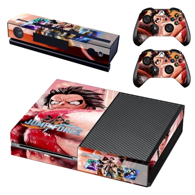 Jump Force decal skin for Xbox one Console and 2 Controllers Jump Force decal skin for Xbox one Console and 2 Controllers