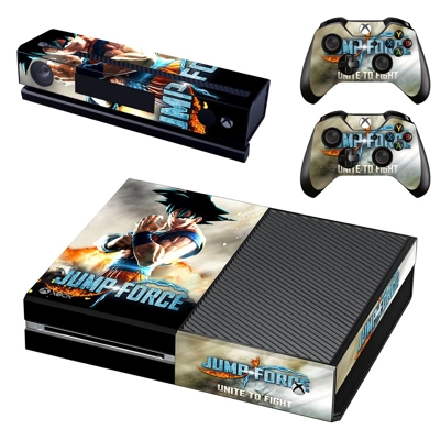 Jump Force decal skin for Xbox one Console and 2 Controllers Jump Force decal skin for Xbox one Console and 2 Controllers