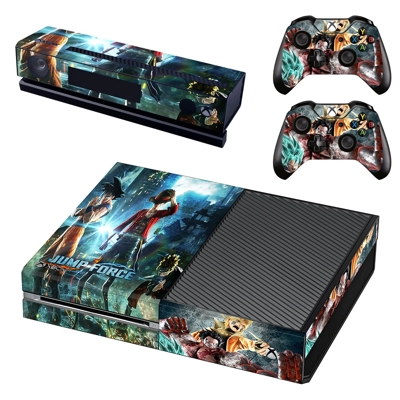 Jump Force decal skin for Xbox one Console and 2 Controllers Jump Force decal skin for Xbox one Console and 2 Controllers