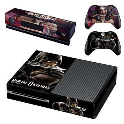 Mortal Kombat 11 decal skin for Xbox one Console and 2 Con.. Mortal Kombat 11 decal skin for Xbox one Console and 2 Con..