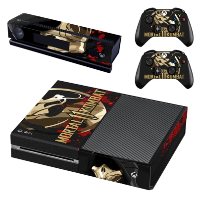Mortal Kombat 11 decal skin for Xbox one Console and 2 Con.. Mortal Kombat 11 decal skin for Xbox one Console and 2 Con..