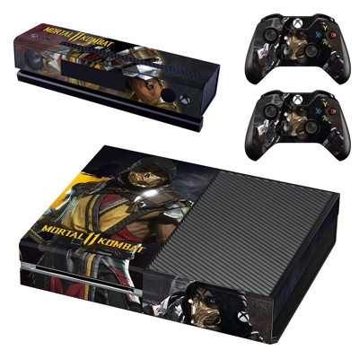 Mortal Kombat 11 decal skin for Xbox one Console and 2 Con.. Mortal Kombat 11 decal skin for Xbox one Console and 2 Con..