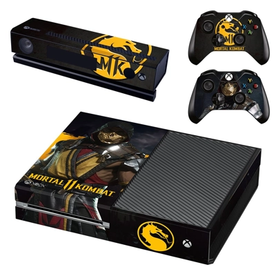 Mortal Kombat 11 decal skin for Xbox one Console and 2 Con.. Mortal Kombat 11 decal skin for Xbox one Console and 2 Con..