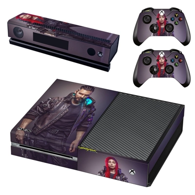 Cyberpunk 2077 decal skin for Xbox one Console and 2 Contr.. Cyberpunk 2077 decal skin for Xbox one Console and 2 Contr..