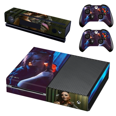 Cyberpunk 2077 decal skin for Xbox one Console and 2 Contr.. Cyberpunk 2077 decal skin for Xbox one Console and 2 Contr..
