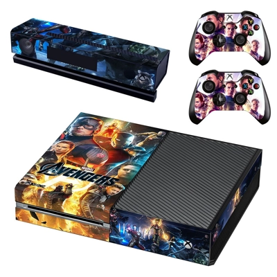 Avengers Endgame decal skin for Xbox one Console and 2 Con.. Avengers Endgame decal skin for Xbox one Console and 2 Con..