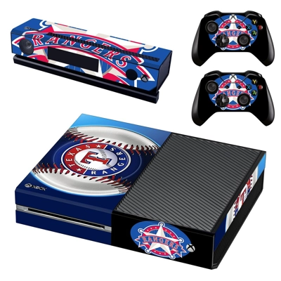 Texas Rangers decal skin for Xbox one Console and 2 Controllers