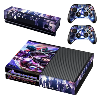 Avengers Endgame decal skin for Xbox one Console and 2 Con.. Avengers Endgame decal skin for Xbox one Console and 2 Con..