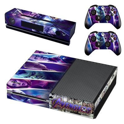 Avengers Endgame decal skin for Xbox one Console and 2 Controllers