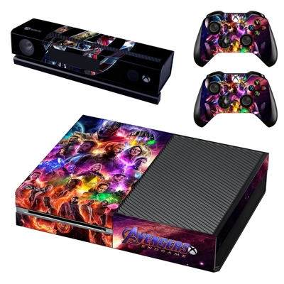 Avengers Endgame decal skin for Xbox one Console and 2 Con.. Avengers Endgame decal skin for Xbox one Console and 2 Con..