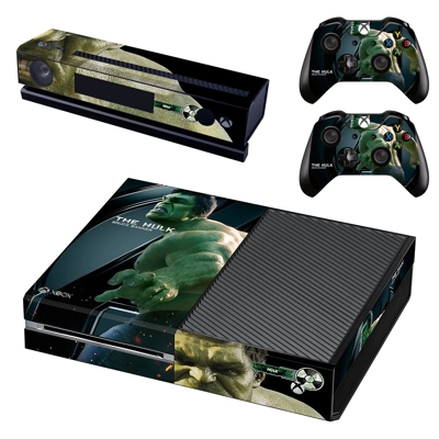 The Hulk decal skin for Xbox one Console and 2 Controllers The Hulk decal skin for Xbox one Console and 2 Controllers