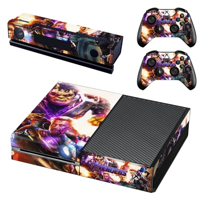 Avengers Endgame decal skin for Xbox one Console and 2 Con.. Avengers Endgame decal skin for Xbox one Console and 2 Con..