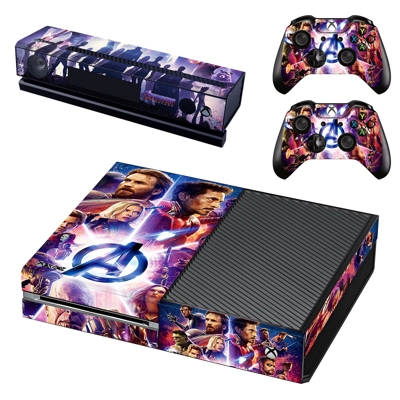 Avengers Endgame decal skin for Xbox one Console and 2 Con.. Avengers Endgame decal skin for Xbox one Console and 2 Con..