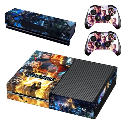 Avengers Endgame decal skin for Xbox one Console and 2 Con.. Avengers Endgame decal skin for Xbox one Console and 2 Con..