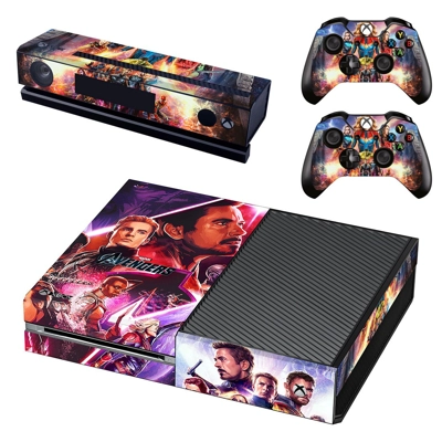 Avengers Endgame decal skin for Xbox one Console and 2 Con.. Avengers Endgame decal skin for Xbox one Console and 2 Con..