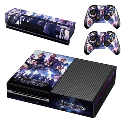 Avengers Endgame decal skin for Xbox one Console and 2 Controllers