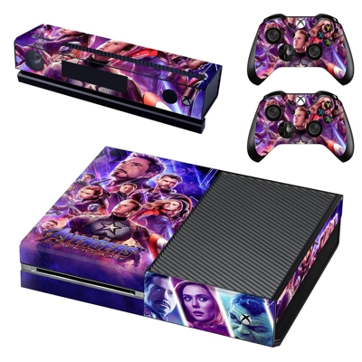 Avengers Endgame decal skin for Xbox one Console and 2 Controllers