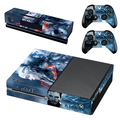 Game of Thrones decal skin for Xbox one Console and 2 Cont.. Game of Thrones decal skin for Xbox one Console and 2 Cont..