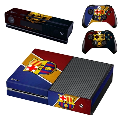 FC Barcelona decal skin for Xbox one Console and 2 Controllers