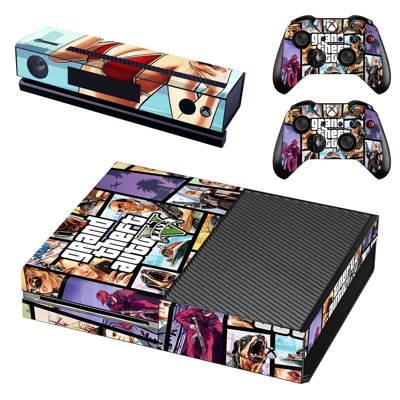 GTA Five decal skin for Xbox one Console and 2 Controllers