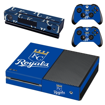 Kansas City Royals decal skin for Xbox one Console and 2 C.. Kansas City Royals decal skin for Xbox one Console and 2 C..