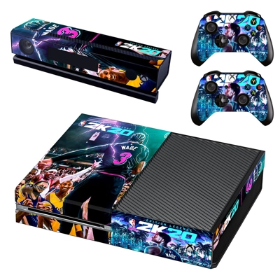 NBA 2K20 decal skin for Xbox one Console and 2 Controllers NBA 2K20 decal skin for Xbox one Console and 2 Controllers
