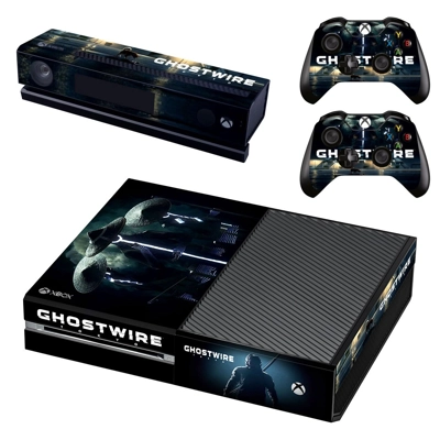 GhostWire decal skin for Xbox one Console and 2 Controllers GhostWire decal skin for Xbox one Console and 2 Controllers