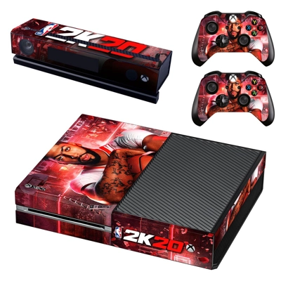 NBA 2K20 decal skin for Xbox one Console and 2 Controllers NBA 2K20 decal skin for Xbox one Console and 2 Controllers