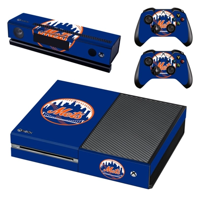 New York Mets decal skin for Xbox one Console and 2 Controllers