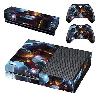 Iron Man decal skin for Xbox one Console and 2 Controllers Iron Man decal skin for Xbox one Console and 2 Controllers