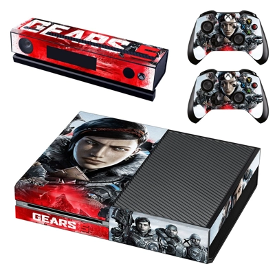 Gears 5 decal skin for Xbox one Console and 2 Controllers Gears 5 decal skin for Xbox one Console and 2 Controllers