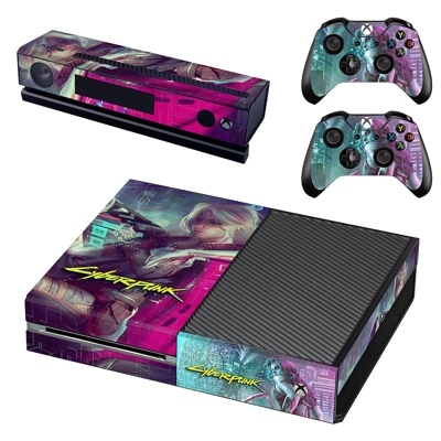 Cyberpunk 2077 decal skin for Xbox one Console and 2 Contr.. Cyberpunk 2077 decal skin for Xbox one Console and 2 Contr..