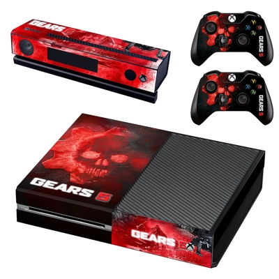 Gears 5 decal skin for Xbox one Console and 2 Controllers