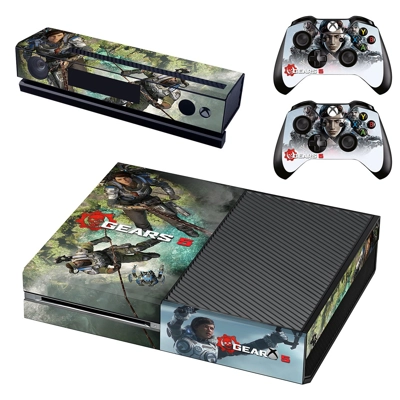 Gears 5 decal skin for Xbox one Console and 2 Controllers