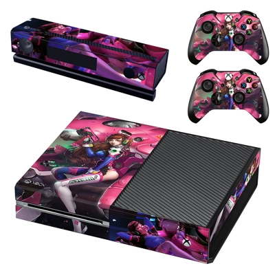 Overwatch decal skin for Xbox one Console and 2 Controllers