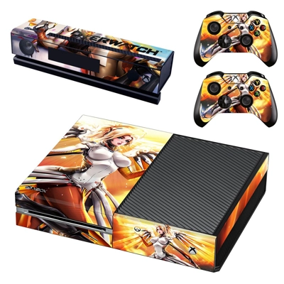 Overwatch decal skin for Xbox one Console and 2 Controllers