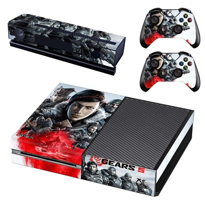 Gears 5 decal skin for Xbox one Console and 2 Controllers Gears 5 decal skin for Xbox one Console and 2 Controllers
