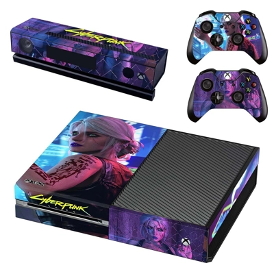 Cyberpunk 2077 decal skin for Xbox one Console and 2 Contr.. Cyberpunk 2077 decal skin for Xbox one Console and 2 Contr..