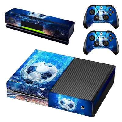 Football decal skin for Xbox one Console and 2 Controllers Football decal skin for Xbox one Console and 2 Controllers