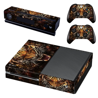 Tiger decal skin for Xbox one Console and 2 Controllers Tiger decal skin for Xbox one Console and 2 Controllers