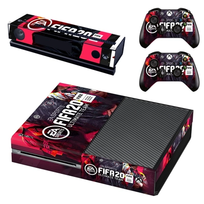 FIFA 20 decal skin for Xbox one Console and 2 Controllers FIFA 20 decal skin for Xbox one Console and 2 Controllers