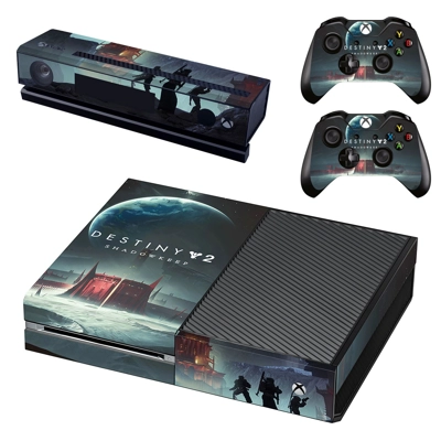 Destiny 2 Shadow keep decal skin for Xbox one Console and 2 Controllers