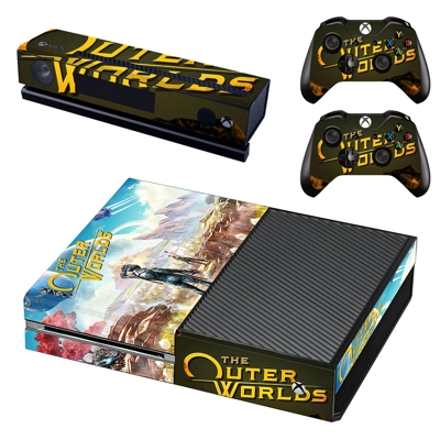 The Outer Worlds decal skin for Xbox one Console and 2 Con.. The Outer Worlds decal skin for Xbox one Console and 2 Con..